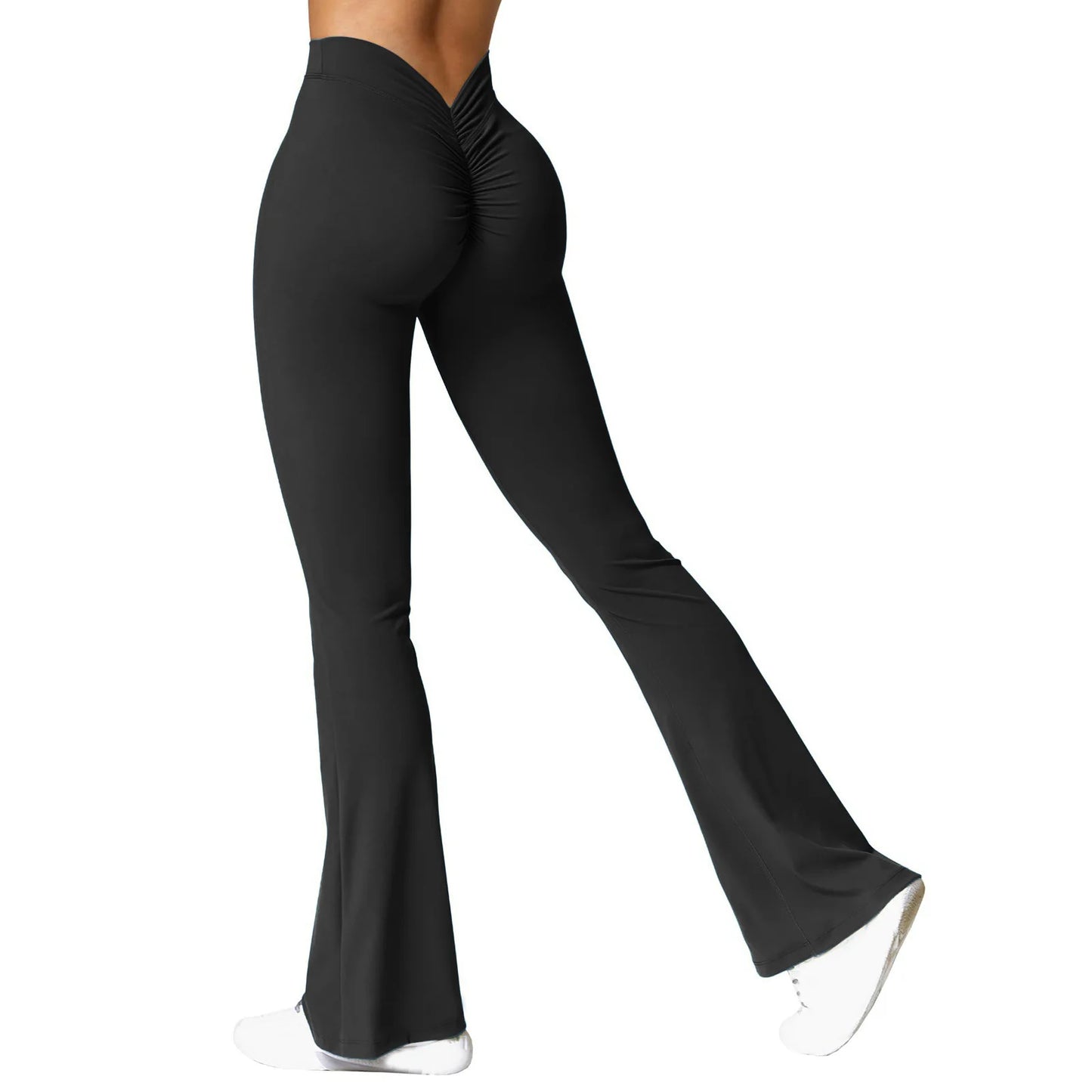 Leggings Femininas Fashion – Cintura Alta com Efeito Levanta Bumbum, Estilo V nas Costas, Ideais para Desporto, Ginásio e Uso Casual, Slim Fit
