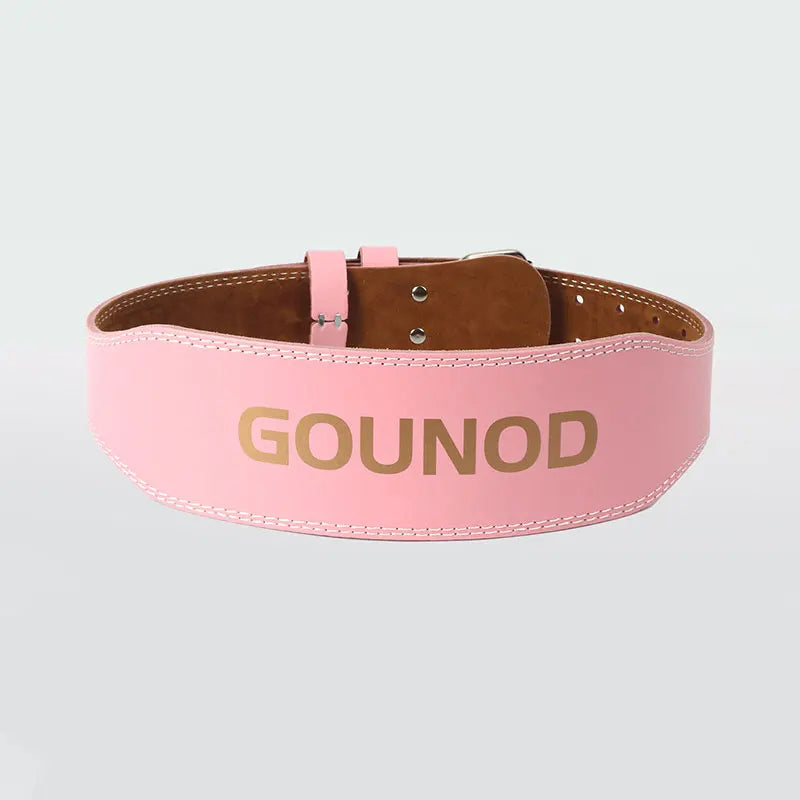 Cinto de Treino GOUNOD – Suporte Lombar em Couro PU, Ideal para Musculação, Agachamentos e Levantamento de Peso