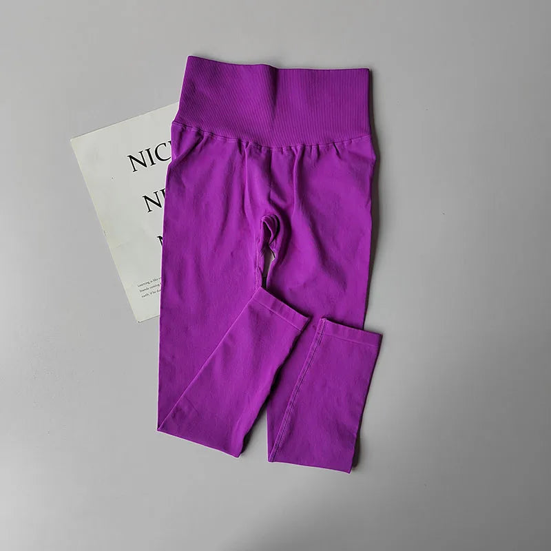 Leggings Fitness “Bumbum de Pêssego” – Cintura Alta, Secagem Rápida, Respiráveis, Efeito Levanta Bumbum, Justas, Ideais para Yoga e Treino, Comprimento 7/8