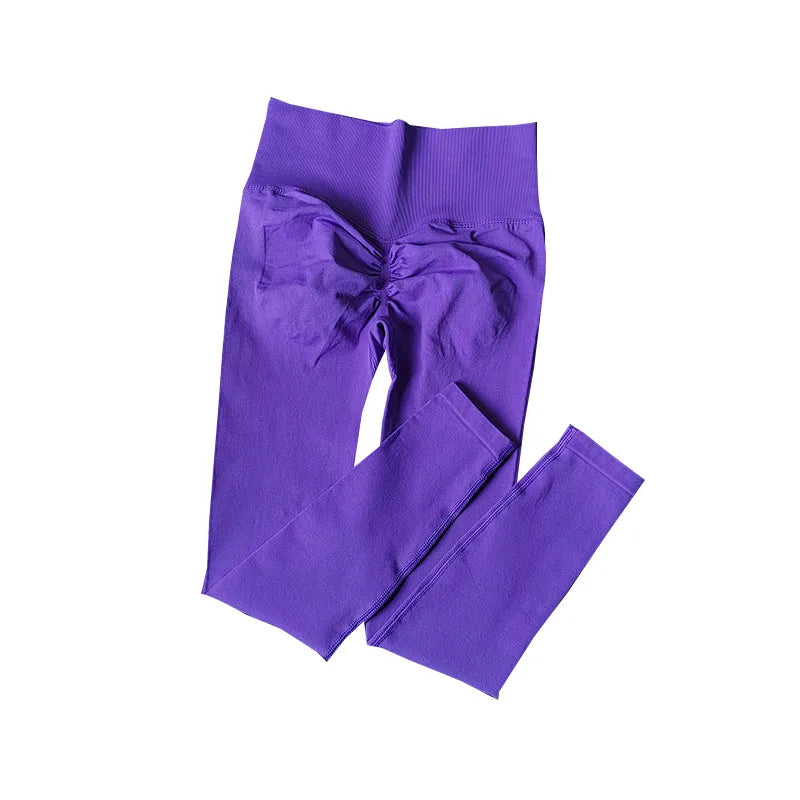 Leggings Fitness “Bumbum de Pêssego” – Cintura Alta, Secagem Rápida, Respiráveis, Efeito Levanta Bumbum, Justas, Ideais para Yoga e Treino, Comprimento 7/8