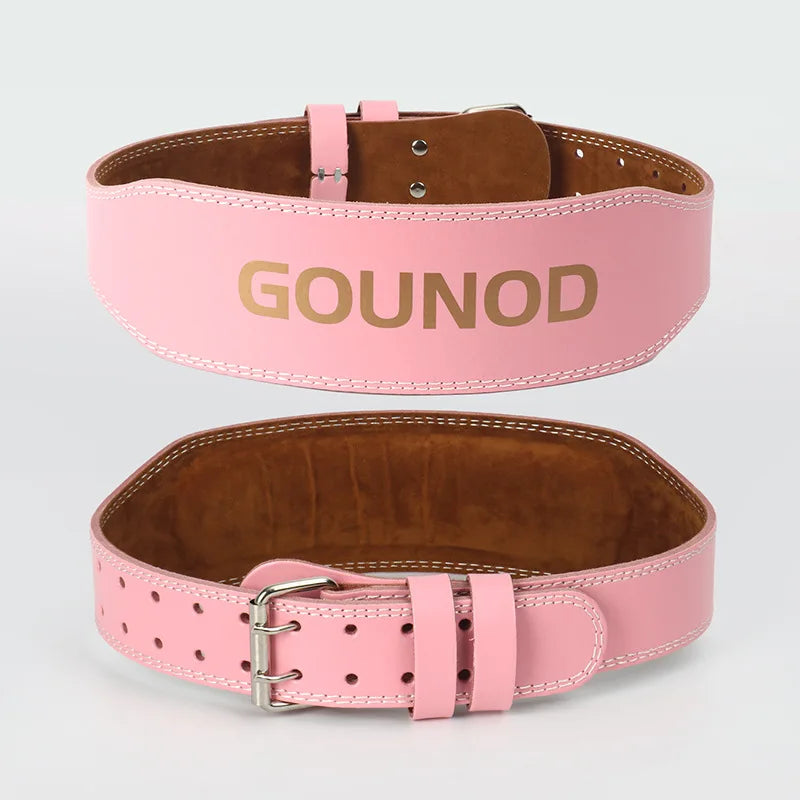 Cinto de Treino GOUNOD – Suporte Lombar em Couro PU, Ideal para Musculação, Agachamentos e Levantamento de Peso