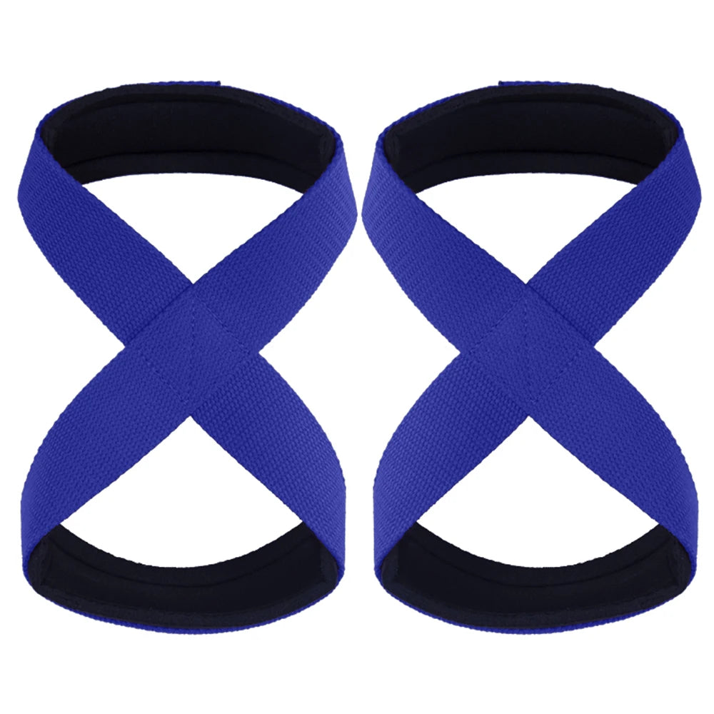 Suporte de pulso para fitness — fita de levantamento para musculação, crossfit e treino de força com halteres e kettlebells.