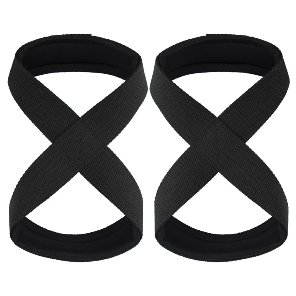 Suporte de pulso para fitness — fita de levantamento para musculação, crossfit e treino de força com halteres e kettlebells.