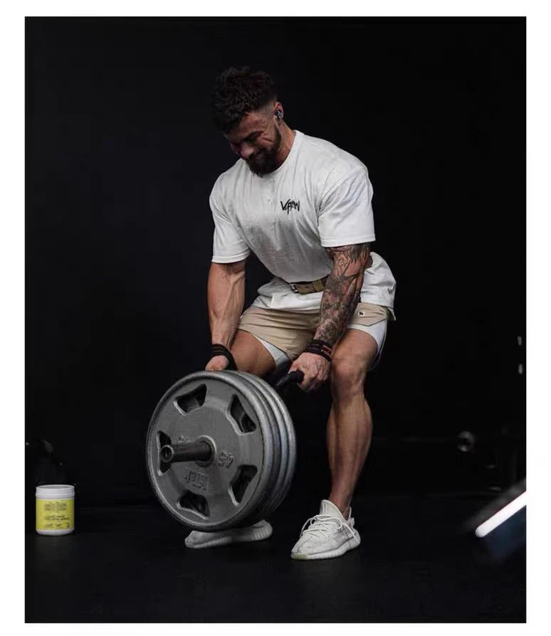 T-shirt Fitness Masculina – Confortável e Solta, Ideal para Treino, Ginásio e Uso Casual