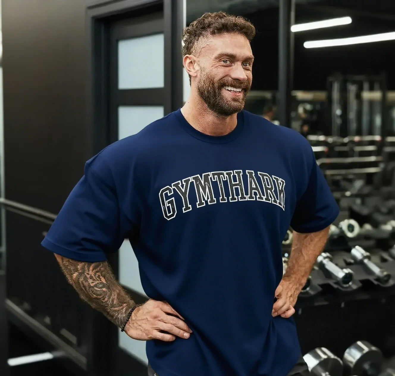 T-shirt Oversized GYMTHARK – Conforto e Estilo para o Ginásio ou o Dia a Dia (Respirável, S–4XL, Entrega Rápida)