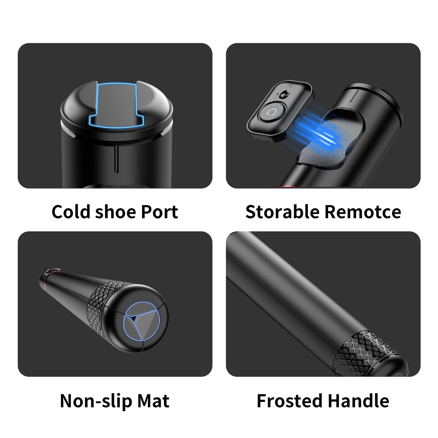 C10 bastão de selfie de 72 polegadas em liga de alumínio — tripé portátil com suporte para telemóvel e controlo remoto Bluetooth sem fios, compatível com iOS e Android.