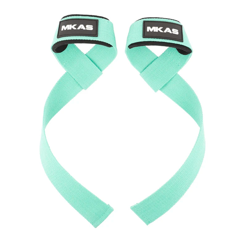 Suporte de pulso para fitness — fita de levantamento para musculação, crossfit e treino de força com halteres e kettlebells.