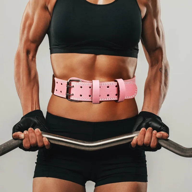 Cinto de Treino GOUNOD – Suporte Lombar em Couro PU, Ideal para Musculação, Agachamentos e Levantamento de Peso