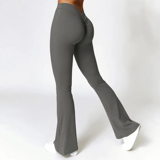 Leggings Flare Femininas Push-Up de Cintura Alta
