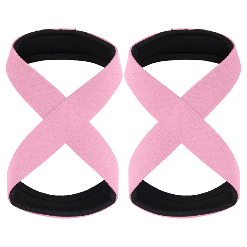 Suporte de pulso para fitness — fita de levantamento para musculação, crossfit e treino de força com halteres e kettlebells.