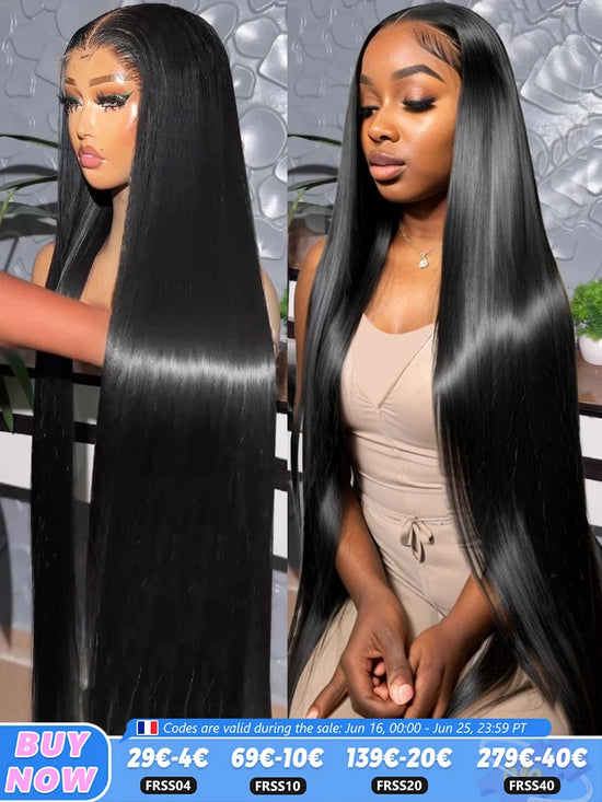 Peruca de Cabelo Humano Liso Bone Straight com Renda Frontal 13x4 ou 13x6, Fácil de Usar, Sem Cola, Estilo Brasileiro, com Fecho de Renda 4x4, 5x5 ou 6x4 para Mulheres.