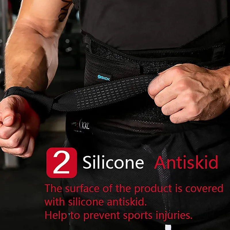 Fitas de pulso para levantamento de peso — cinto ajustável antiderrapante para treino de força, suporte de pulso e pegada no ginásio.